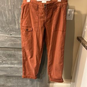 BN never worn, NT Timw &Tru cargo style paper bag pants.cuff/or not! look good!
